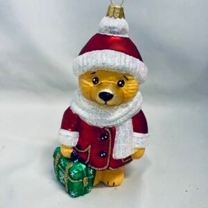 Miś z walizką w czerwonym ubraniu PROMOCJA-10%